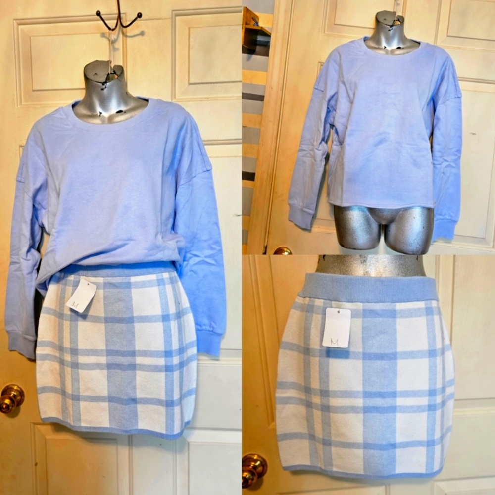 Pink Lily sweater and sweater skirt bundle